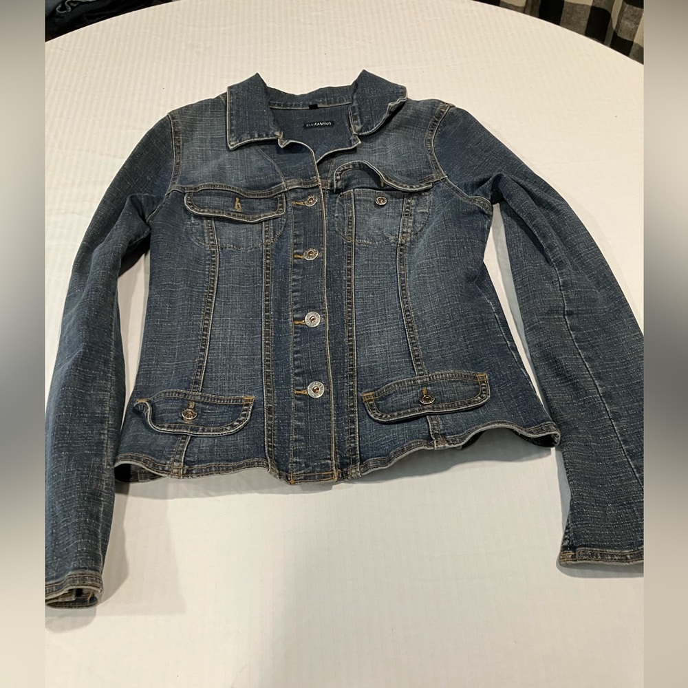 Blue Jeanious Tailored Denim Jacket Women’s Small